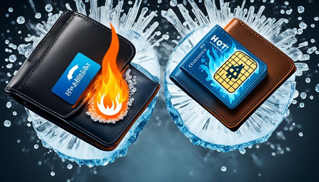 how are cryptocurrency hot wallets different from cold wallets